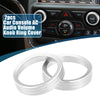 Jeep Grand Cherokee 2 x Console Audio Volume Knob Covers (2014-2020)