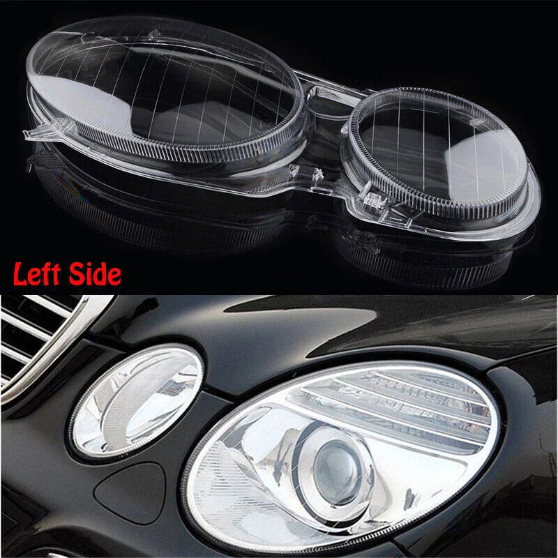 MERCEDES E CLASS W211 E320 E350 Headlight Lens Cover (2002-2008)