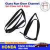 Glass Run Door Channel Rubber Set 2 RL+RR Fits HONDA CIVIC EG 4D 1992-95 D11
