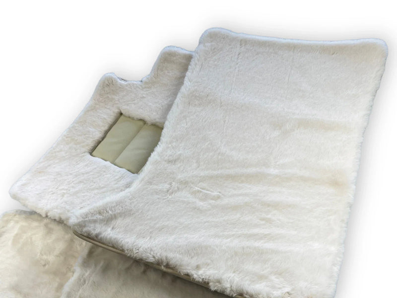 Rolls Royce Ghost White Sheepskin Floor Mats (2010-2019)