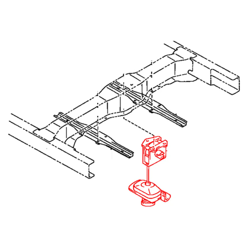 Toyota Hilux Double Cab 1997-2005 Spare Wheel Tire Carrier