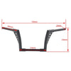 Harley Sportster, Softail, Dyna 10" Rise Ape Hanger Handlebar (2000-2023)