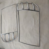 Toyota Land Cruiser LC100 (2006-2007) 2 x Chrome Front Light Lamp Cover Trim