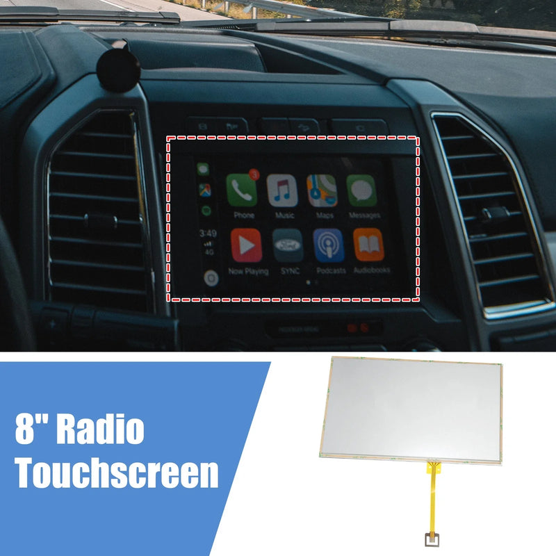 Ford Super Duty (2003-2007) - Clear Gray Glass Touch Screen Digitizer