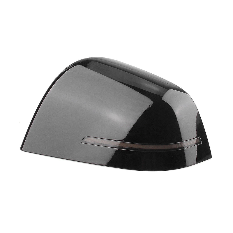 Tesla Model Y Rear Mirror Covers w/ LED Lights (2019-2022)