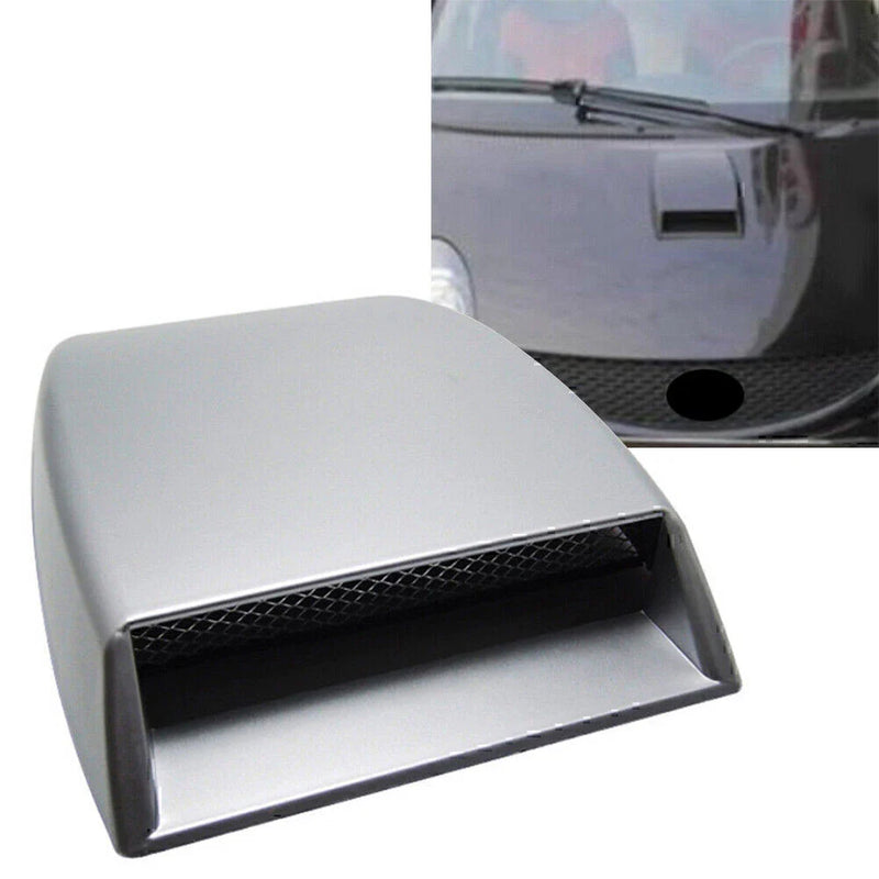 Car Roof Decorative Air Flow Universal Grey Hood Scoop Vent (N/A)