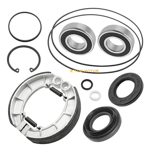 Honda Foreman Rubicon 500 TRX500F Rear Brake Drum Bearing Seals Shoes