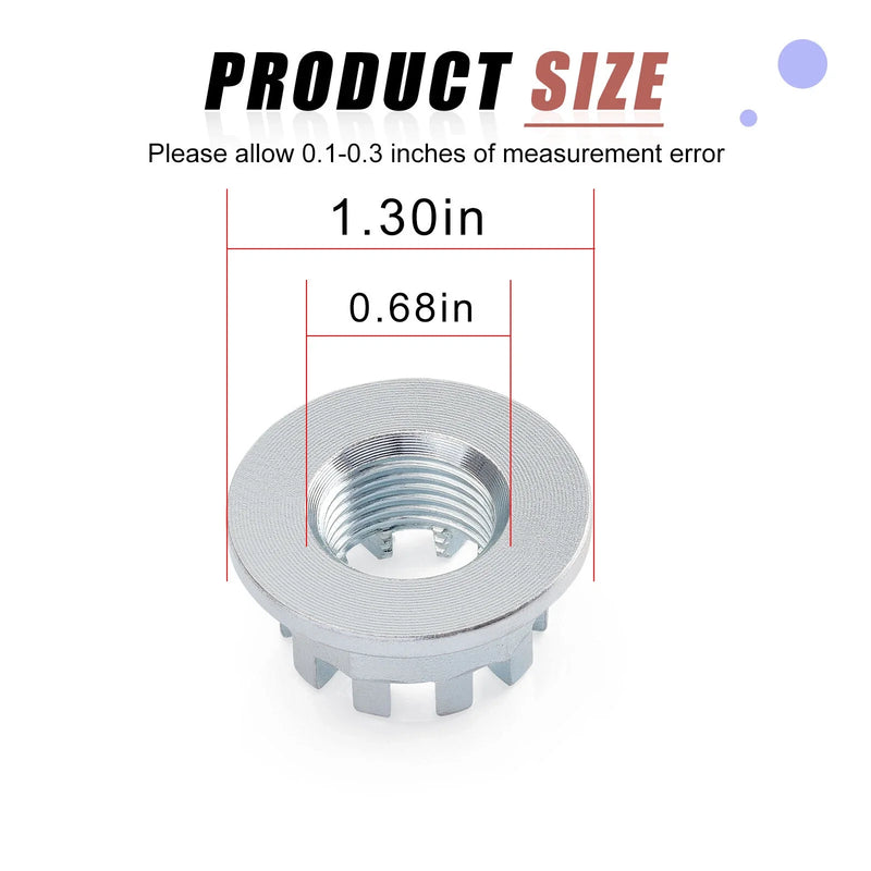 Honda TRX300 / TRX350 / TRX420 / TRX500 2x4 Rear Wheel Castle Nut & Pin