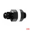 Black Car AN6 Flare Fuel Cell Bulkhead Fitting with Washer