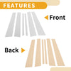 Honda CRV 6 Pcs Chrome Silver Tone Car Pillar Window Trim Covers (2002-2006)