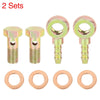 Motorcycle Banjo Hose Barb Bolt Fittings 8mm/0.31" 2 x Banjo Bolt Washer