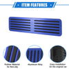 Ford Explorer (2020-2023) Blue 3 Pcs Gas Brake Foot Rest Pedals