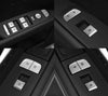 Cadillac CT6 Matte Silver Window Lift Button Trim 16PCS (2016–2020)