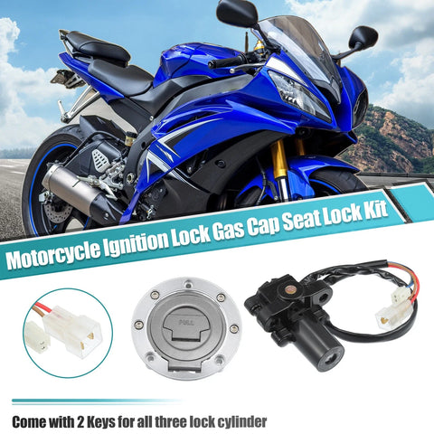 Yamaha YZF-R1 Ignition Switch Gas Cap Seat Lock w/ Key (1998–1999)