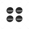 Universal Wheel Center Rim Caps 4 x 60mm Black Hub Caps