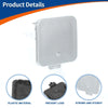 BMW 525i 530i Silver Tone Tow Hook Cover