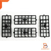Nissan Navara D21 4PC Black Dash Air Vent Grille (1986-1997)