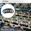 Oil Seal Rotary Shaft Seal Nitrile Rubber 82x105x13mm Black 5 Pcs