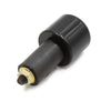 GS 2 x 17mm Black Motorcycle Anti-Vibration Bar End Grip Caps