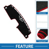 Ford Maverick 2022-2024 Sun Protector Pad Black Red Dashboard Cover Mat