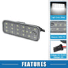 Hyundai Santa Fe 2 x White LED License Plate Lights (2013-2016)