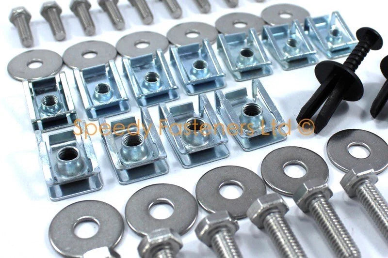 Lotus Elise Radiator Surround Complete Stainless Steel Screws Clips Bolts