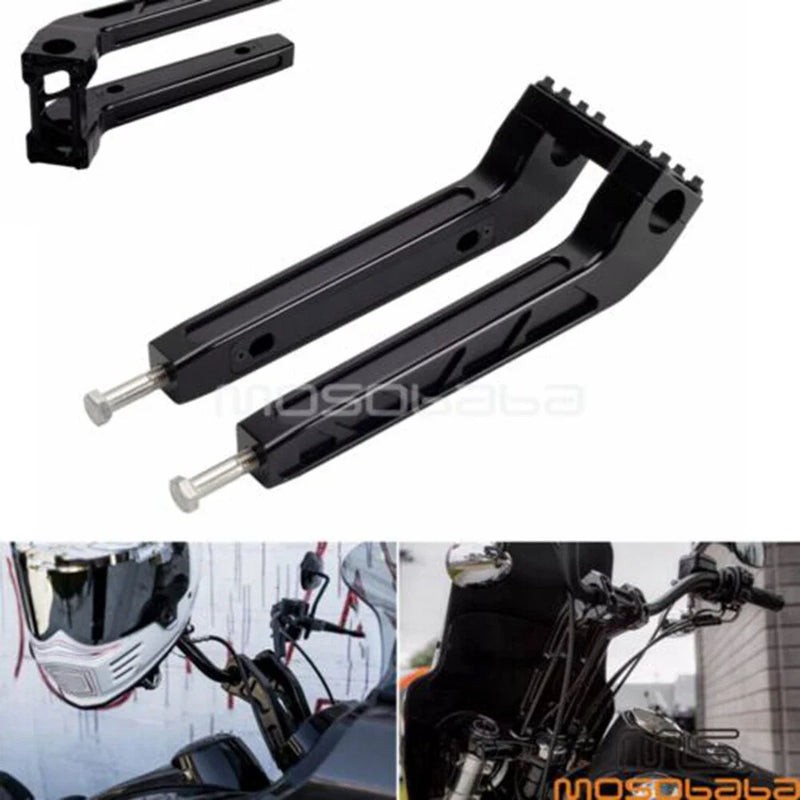 Harley Softail 12" Tall Black Pullback Handlebar Riser (2018)