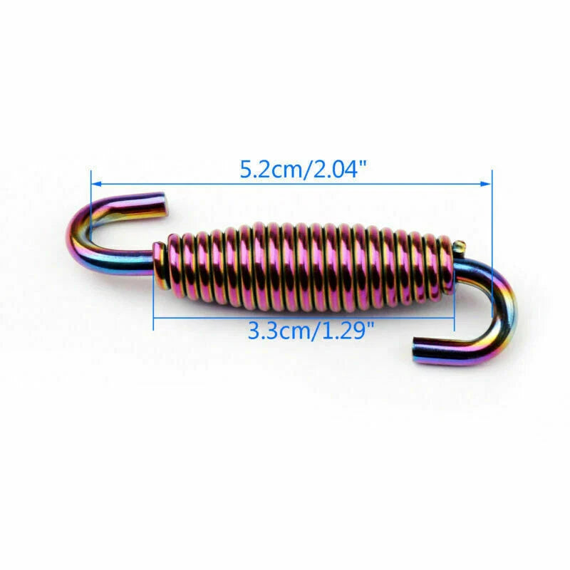 Universal Stainless Steel Manifold 4pcs Exhaust Springs