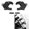 Harley Dyna Fat Street Bob FXDB FXDF VRSCB Windshield Clamps 49mm