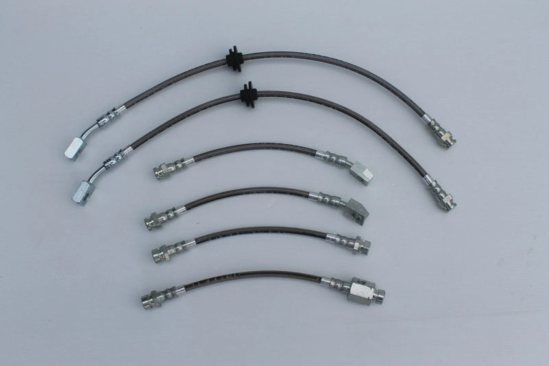 VR, VS Commodore Braided Brake Hose Set (6) (1993-2007)