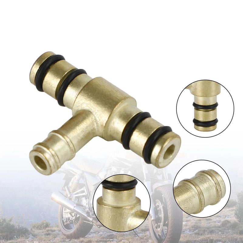 Yamaha FJ600 XS750 XS1100 Brass Fuel Tee (1984-1985)
