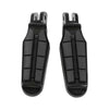 Harley Softail Fat Bob Black Driver Rider Footpegs (2018-2025)