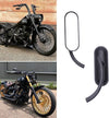 Harley V Rod Black Mini Oval Rear View Side Mirrors (2002-2017)