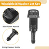 Chrysler 300 (2011-2023) with Fluid Hose Windshield Washer Nozzle Kit