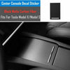Tesla Model X / S 2 x Carbon Fiber Center Console Wrap Vinyl Sticker Trim