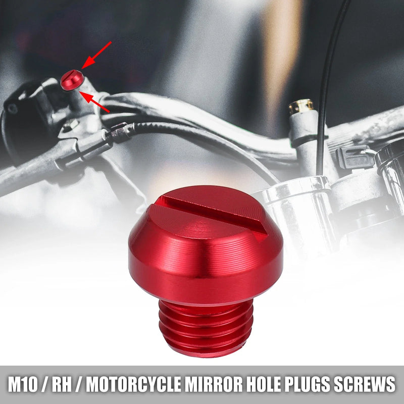 Universal M10 M10 Mirror Hole Plugs Screws Mirrors Caps