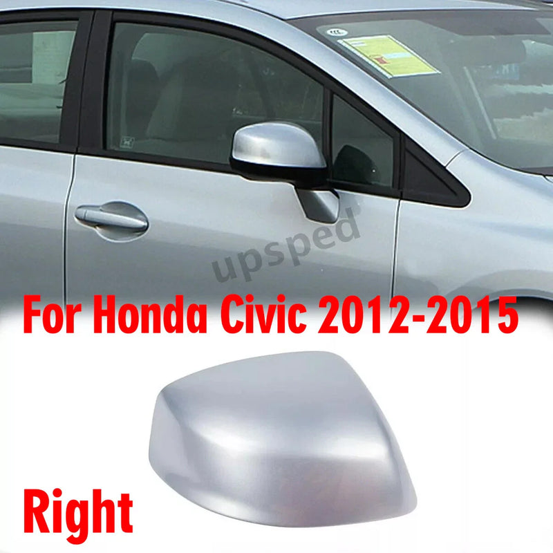 Honda Civic Silver Right Passenger Side Rearview Mirror Cap Cover (2012–2015)