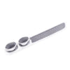 Car Universal White Rear Bumper Diffuser with Exhaust Tip