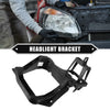 Jeep Cherokee 2014-2018 Durable Plastic Black Left Headlight Bracket