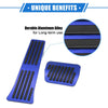 Ford Explorer (2020-2023) Blue 3 Pcs Gas Brake Foot Rest Pedals