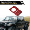 Jeep Wrangler Cigarette Lighter USB Socket Cover Trim (2011-2023)