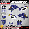 Yamaha TTR 50 (2006-2023) - Metal Style Stickers Custom Graphics Full Kit