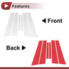 Nissan Almera / Sunny / Versa (2007-2012) Silver Door Pillar Window Trim