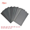 15pcs Grit Sandpaper Wet/Dry Set