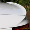 Audi A4 S4 B9 Sedan Ibis White Boot Lip Spoiler (2017-2023)