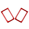 Nissan GTR R35 Red Interior Door Lock Pins Frame Cover Trim (2008-2020)