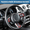 Ford Mustang 3 x Steering Wheel Insert Cover Trim Stickers (2015-2022)
