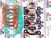 Kawasaki KH500 Top End Engine Gasket Set (1976)