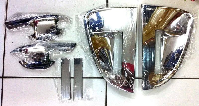 Chevrolet Sonic 5 Doors Chrome Door Handle Covers (2012-2015)