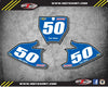 Husqvarna TC 50 (2016-2023) - Safari Style Custom Number Plate Graphics